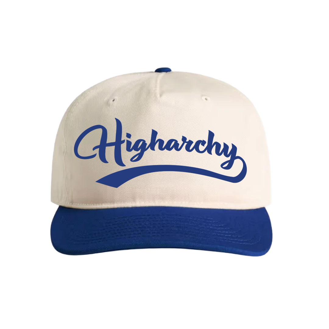 Cream/ Royal Blue Snapback